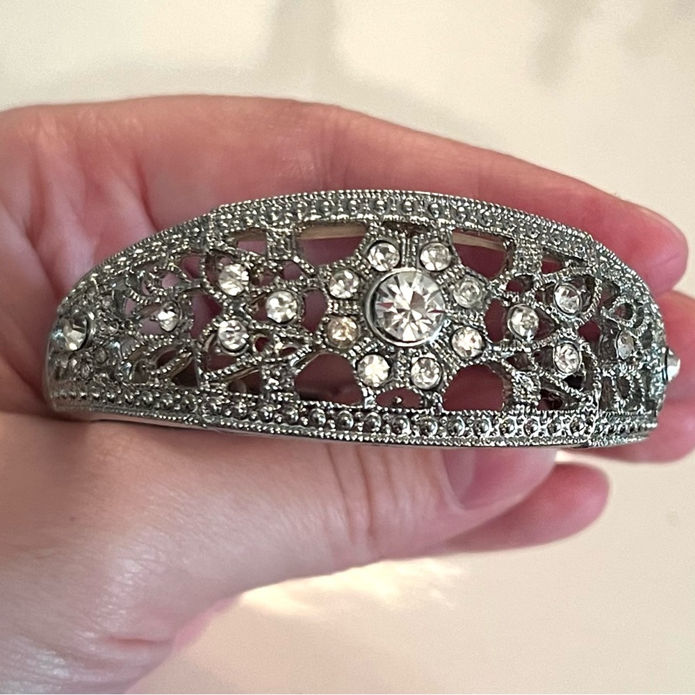 Silver Rhinestone Bracelet
